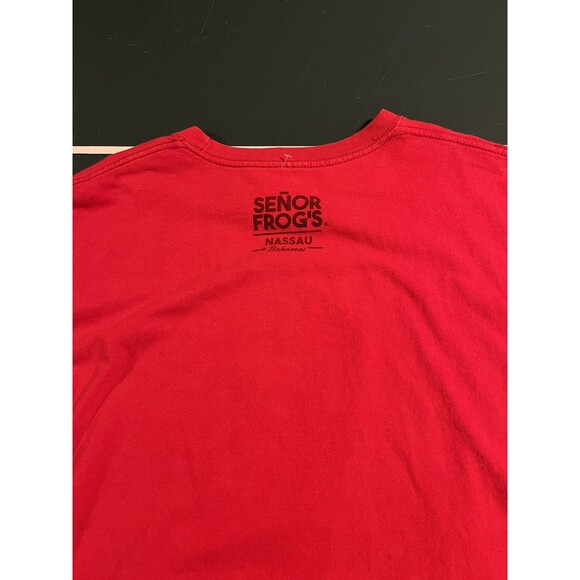 Men’s Senor Frog’s World Famoso Nassau Bahamas T-Shirt XXL 2XL Bar Vacation - Picture 5 of 7